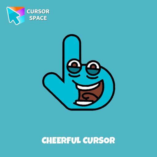 Cheerful cursor pointer cursor